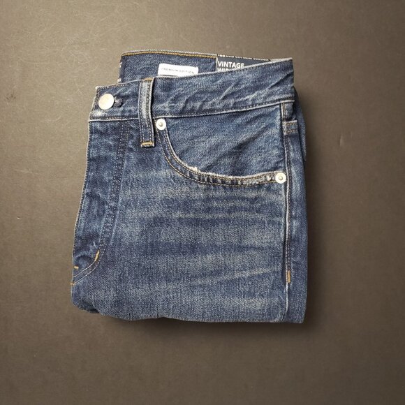 J.Crew Premium Edition Vintage Wide-Leg Jean Women 26T Drk Wash Denim Button Fly - Picture 12 of 12